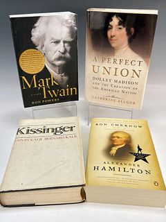 BIOGRAPHICAL BOOKS KISSINGER MARK TWAIN FIRST EDITION