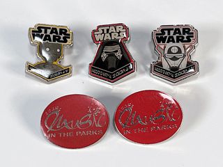 COLLECTIBLE BUTTONS PINS STAR WARS FUNKO