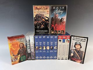HISTORICAL ACTION WAR VHS TAPES