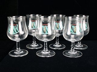 SILLY SCOTCH ALE STEMMED TULIP BEER GLASSES
