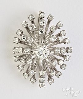 14K gold and diamond pendant