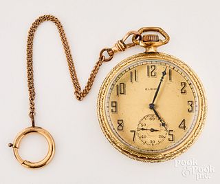 Elgin gold filled pocket watch