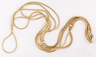 14K gold necklace