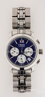 Fred Paris chronograph 36 wristwatch