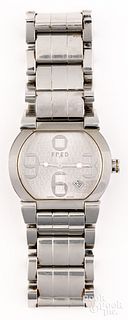 Fred Paris stainless steel wristwatch