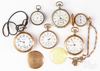 Six assorted antique pocket watches