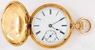 Longines 18K gold pocket watch