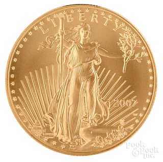 1ozt fine gold American Eagle coin
