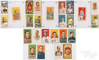 Twenty-five early baseball tobacco cards
