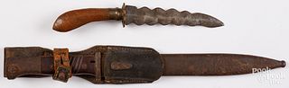 German WWII K98 bayonet, with scabbard and frog