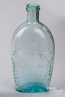Pittsburgh, Pennsylvania aqua Union flask