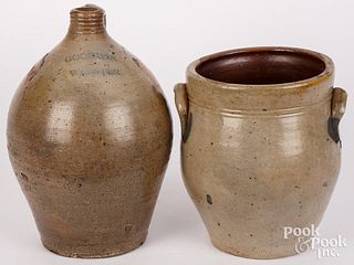 Two early pieces of stoneware, early 19th c.