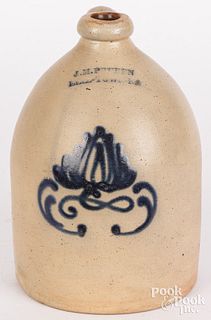 Elizabethtown, New Jersey stoneware jug, 19th c.