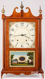 Eli Terry & Sons pillar and scroll clock, 19th c.