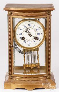 French, Vincenti crystal regulator clock