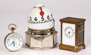 Three miscellaneous small clocks