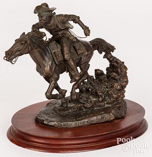 Chris Pardell, bronze Pony Express rider
