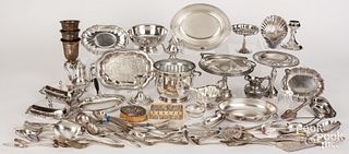 Large group of silverplate