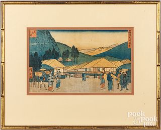 Utagawa Hiroshige woodblock print