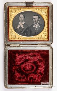 Unusual daguerreotype case