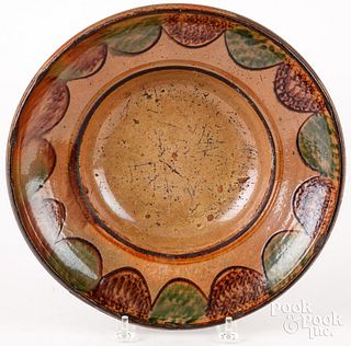 Continental redware bowl, 18th c.