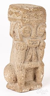 Ethnographic carved stone figure