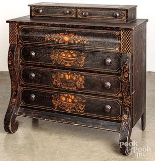 Classical fancy painted dresser, 19th c.