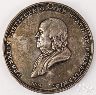 Franklin Institute silver reward medal