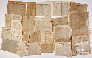 Collection of early newspapers