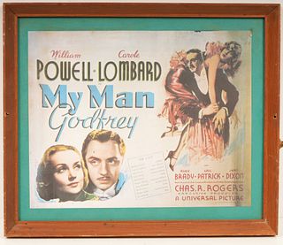 Vintage "My Man Godfrey" Print Ad 