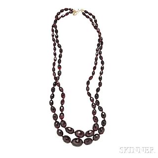Reconstituted Amber Bead Necklace
