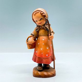 Anri Italy Wood Carved Figurine, To Market