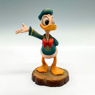 Anri Walt Disney Wooden Figurine, Donald Duck