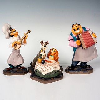 Walt Disney Classics Figurines, Lady, Tramp, Tony and Joe