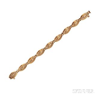 Antique 18kt Gold Bracelet