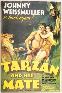 Vintage "Tarzan And His Mate" Print Ad