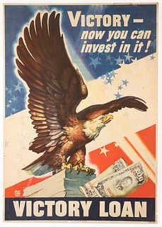 Dean Cornwell Victory Loan WWII Propaganda Poster