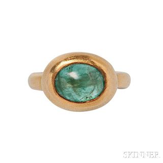 18kt Gold and Emerald Ring
