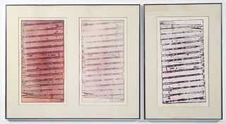 Lot of 3 Modern Abstract Etchings by Margery
