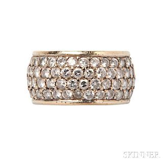 18kt Gold and Diamond Band