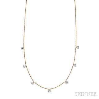 18kt Gold and Diamond Chain