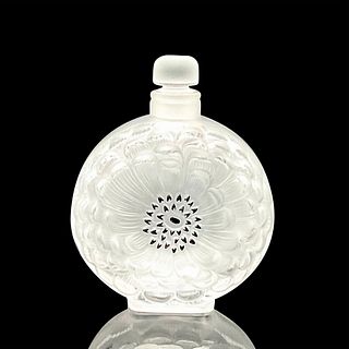 Lalique Crystal Perfume Bottle, Dahlia Flask