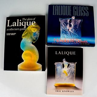 3 Assorted Art Reference Books on Lalique
