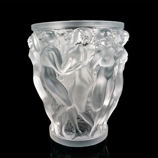Lalique Crystal Vase, Bacchantes