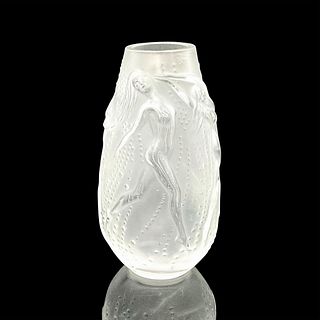 Lalique Crystal Vase, Nymphes