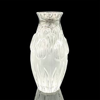 Lalique Crystal Vase, Tulipes