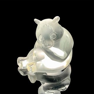Lalique Crystal Figurine Seated Bear Frosted