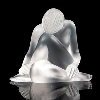 Lalique Crystal Figurine, Nude Lady