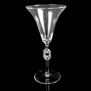 Lalique Crystal Wine Glass, Tosca