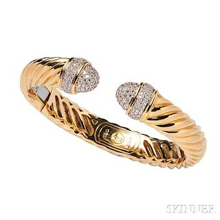 18kt Gold and Diamond Bracelet, David Yurman